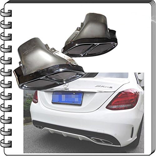 Free Shipping stainless steel muffler tips for Benz C-class W205 2014 later