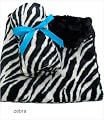 Pawd Dog Blanket - Bw Zebra - Carrier Size 11 X 23 2-3 Week Custom Item from Le Pet Petite Boutique