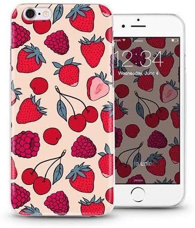iPhone 6 Case, MRTEC iPhone 6 (4.7 inch) Case Slim Soft TPU Mobile Phone Cases UV print with Summer Fresh Fruits Design Cell Phone Case (Strawberries)