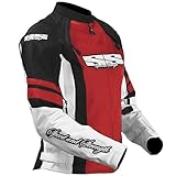 Speed and Strength Kiss 'N Tell Women's Textile Road Race Motorcycle Jacket - Red/White/Black / Large