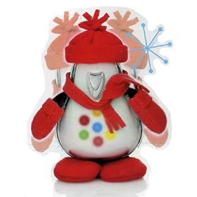 I-CY Penguin Speaker With Red Winter Chill Outfit for MP3 Players and More by Hasbro