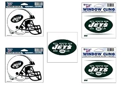 New York Jets Decal and Cling 5 Piece Set