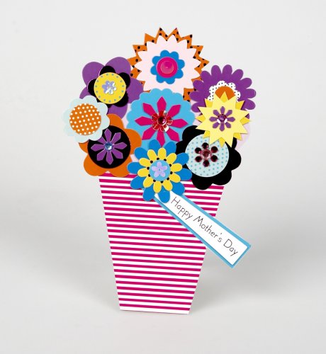 Die Cut Bouquet Mother's Day Card