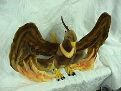 Phoenix Fire Bird Plush Toy 12" H