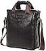 Men's Luxury Soft Leather Cowhide Tote Classic Briefcase Shoulder Messenger Cross Body Top-handle Satchel Case