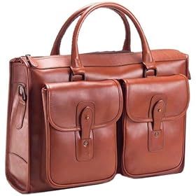 Clava Top-Handle Briefcase Bridle Cognac Leather Business Cases