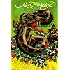 Ed Hardy (Snake) Art Poster Print - 24x36 Animal Poster Print by Ed Hardy, 24x36