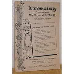 Freezing Preservation of Fruits and Vegetables (Extension 688)