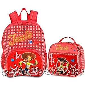 Toy Story 3 Jessie Backpack and Lunch Box Tote bag by 