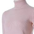 LouLou Brand Womens Rib Knit Turtleneck Sweater