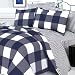 Blancho Bedding - [Navy & White] Luxury Bed In A Bag Combo 300GSM