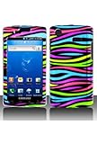 Samsung i897 Captivate Graphic Case - Rainbow Zebra