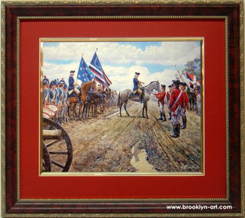 George Washington By Mort Kustler Framed & Matted