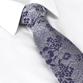 Autograph Pure Silk Floral Print Tie