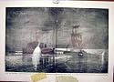 PIRATES HARBOUR SHIP TENEBRIS NAVY WAR OLD PRINT 1917