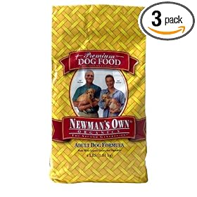 Newman's Own® Organics Adult Dog Food Chicken & Rice Formula, 4 Pound Bags (Pack of 3)