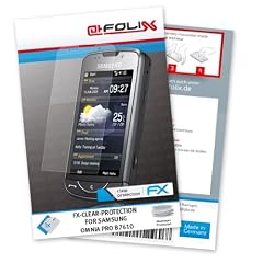 FoliX FX-Clear Displayschutzfolie f�r Samsung Omnia PRO B7610 / B-7610 OmniaPRO - Displayschutz kristallklar