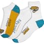 For Bare Feet Jacksonville Jaguars Men's Socks- 3 Pack Large