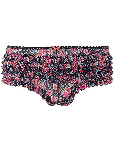Accessorize Womens Lucy Ditsy Mesh Frilly Briefs