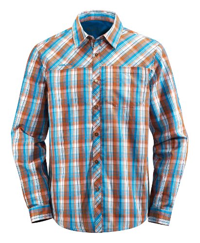 VAUDE Herren Hemd Aggen Long Sleeve, ocean/carrot, M, 04356 Preisvergleich