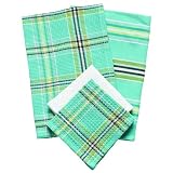 Bermuda Stripe Kitchen Towel Set - White