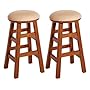 Winsome Padded Swivel 24" Stool, Set of 2