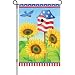 Flag - Patriotic Sunflowers Home Accessory Size 12 inches