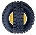 PetQwerks Animal Sounds X-Tire Ball Dog Toy, Small (Colors May Vary)