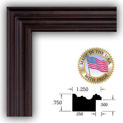 20x31 / 20 x 31 Dark Cherry Stain Picture Frame - NEW .. 1.25'' wide