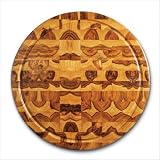 18 Round Chopping Block with Juice Canal by 