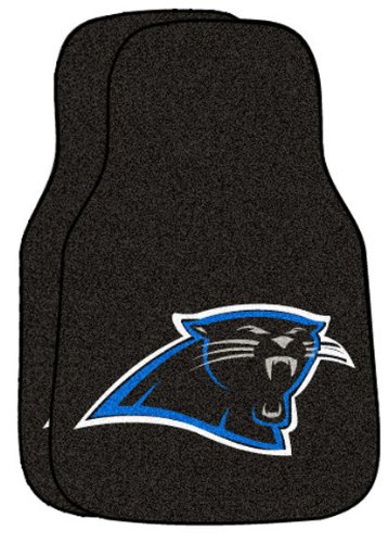Carolina Panthers NFL Car Mats 2-PC Front