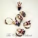 Studio Nova by Mikasa Spunky Santa Wine Glass Charms Set of 6