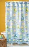Fun Frog - Fabric Shower Curtain