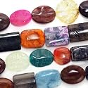 Gemstone Beads Mix Assortment Multi-Shape /15.5 Inch Strand