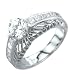 18K White Gold Diamond Engagement Ring Semimount