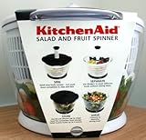 KitchenAid: Salad & Fruit Spinner in white