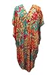 Hippie Gypsy Orange Kaftan Satin Loungwear Caftan