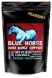 Peaberry Medium Roast 1 lb 100% Kona Coffee
