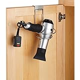 Over The Cabinet Hair Dryer Holder