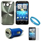 Silver Cosmo Back Protector Cover Case for HTC Inspire 4G and HTC Desire HD ....