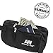Advantage World Travel Money Belt RFID Pouch, Black
