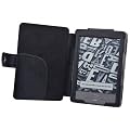 TeckNet� NEW Kindle Premium Folio Case / Cover With Magnetic Clasp for NEW Amazon Kindle / 6 inch / 2011 generation / Book Style - Includes Kindle Rear Protector - Black