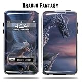 Protective Vinyl Skin Decal Cover for Apple iPod Touch 2G 3G 2nd 3rd Generation 8GB 16GB 32GB mp3 player Sticker Skins - Dragon Fantasy