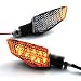 Carbon fibre Look Surface LED Motorcycle Street Bike Turn Signals Light 10mm Screw mounting For BMW Xchallenge Xcountry HP2 Enduro F650GS G650X K1200R GS Daker R1200GS R1200 F800 GT RS 1300 1100 1150