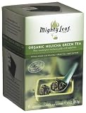 Mighty Leaf Tea Organic Hojicha Green Tea, Tea Bags, 15-Count Box, Biodegradable Whole Leaf Pouches (Pack of 3)