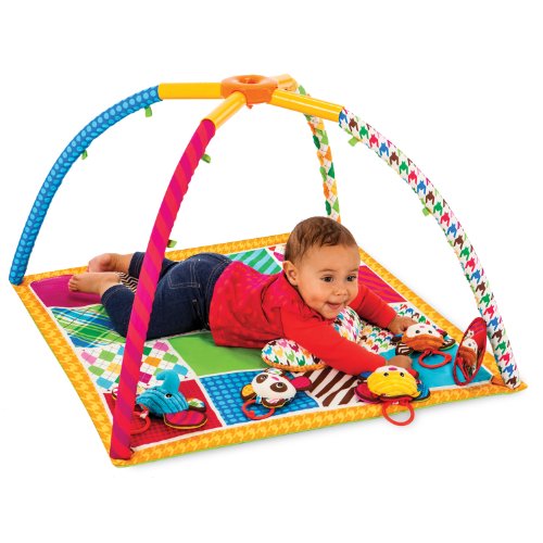 NEW Infantino Safari Fun Twist and Fold Activity Gym and Play Mat For