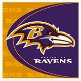 Lets Party By Hallmark Baltimore Ravens Lunch Napkins