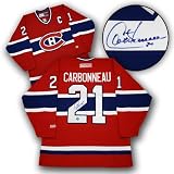 Guy Carbonneau Montreal Canadiens Autographed/Hand Signed Hockey Jersey