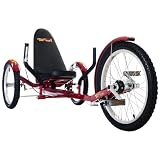 Mobo Triton Pro (RED) The Ultimate 3 wheeled Cruiser (20")