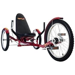 Mobo Triton Pro (RED) The Ultimate 3 wheeled Cruiser (20")
